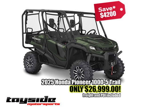 2025 pioneer 1000 5 trail, Perth, Ontario