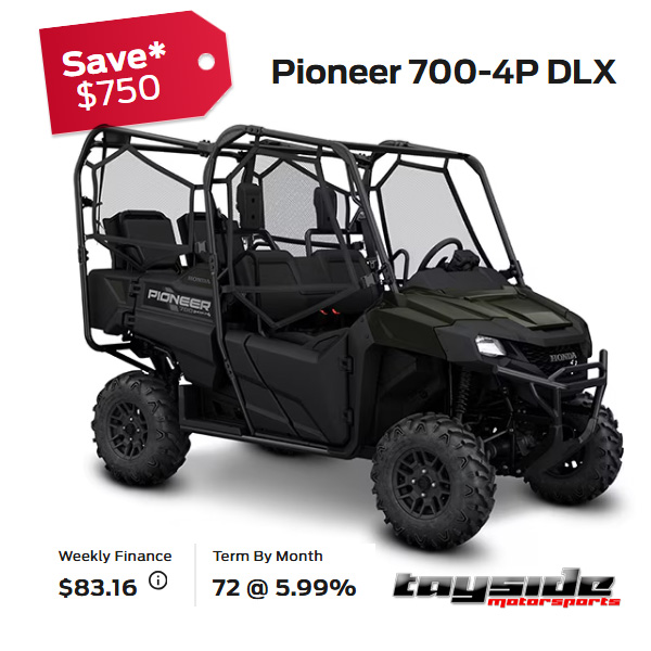 2025  Honda Pioneer 700-4 Perth, Ontario