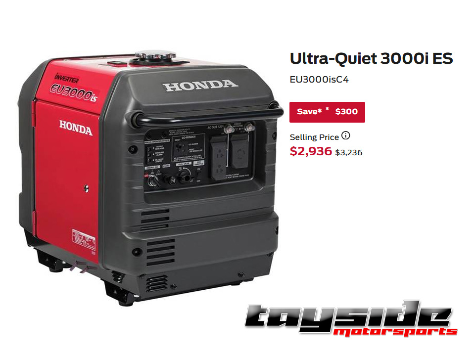 Honda EU3000IS Generator inverter Perth, Ontario
