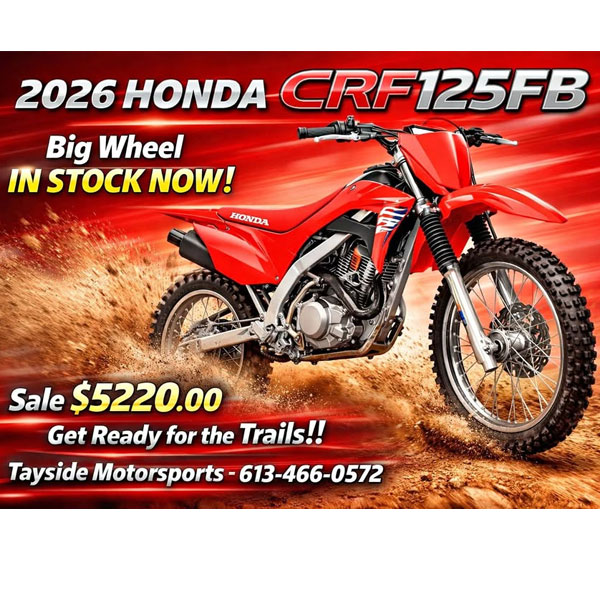 2026 CRF 125 FB, Perth, Ontario