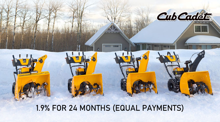 Cub Cadet Snowblowers, Perth, Ontario