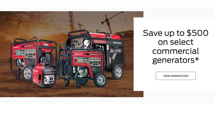 Honda power equipment Perth, Ontario