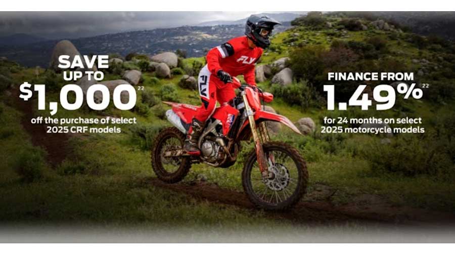 Honda motorcycles Perth, Ontario