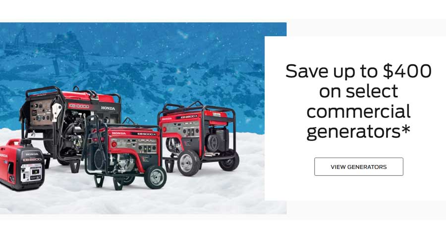 Honda Generators Perth, Ontario