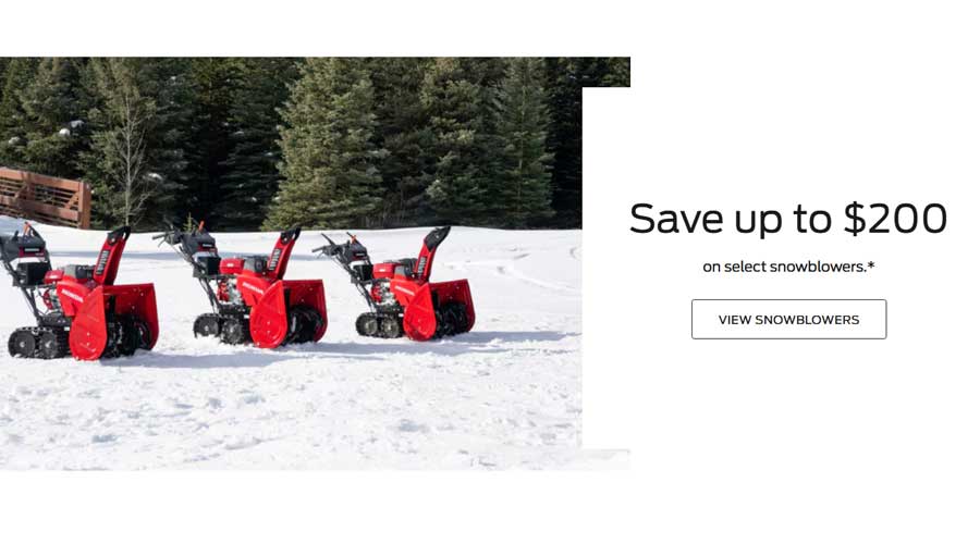 Honda Snowblowers Perth, Ontario