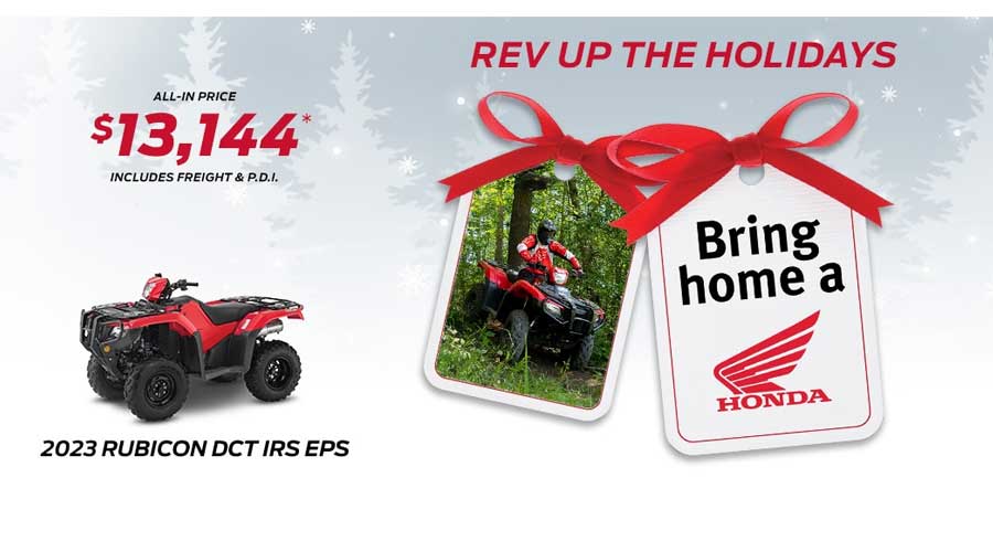 Bring home a Honda Holiday Ontario